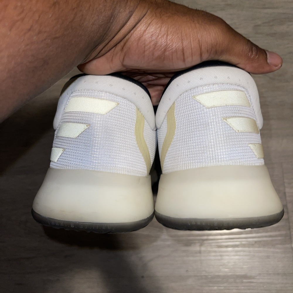 Size 13- Adidas James Harden Vol. 1 Disruptor Black White Gold BW0552 - Picture 5 of 7